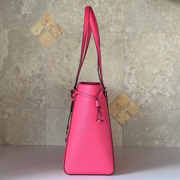 Michael Kors Voyager LG Multifunction Tote Shoulder Bag Hibiscus - Picture 6 of 14